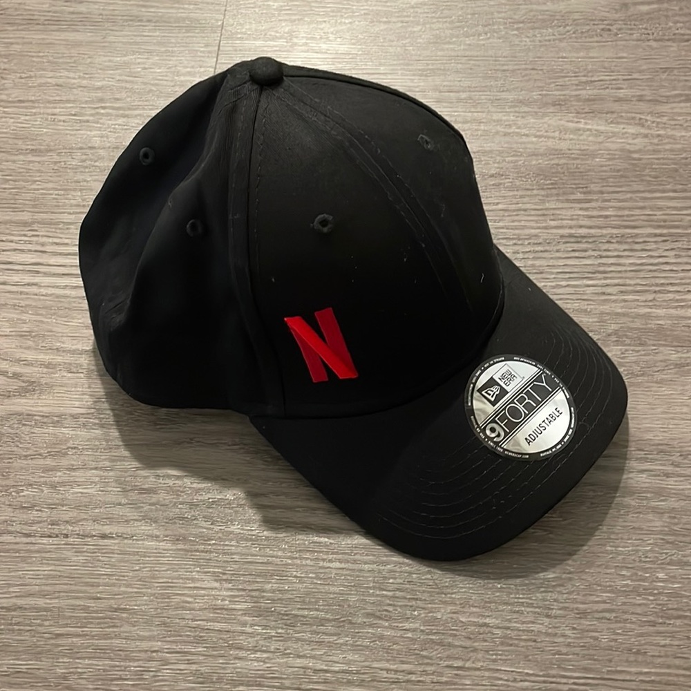 Netflix logo baseball cap